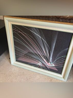 Futuristic abstract painting